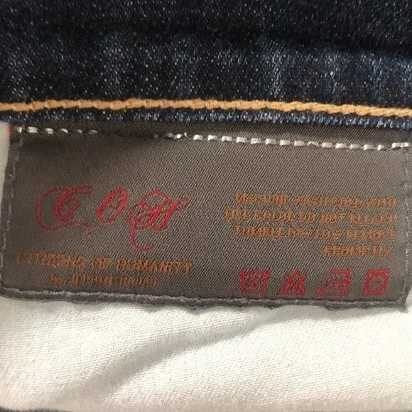 Citizens of Humanity Distressed Palmer Baggy Pant Denim Jeans Size 31 - Picture 10 of 11